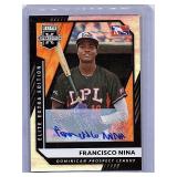 2021 Auto Francisco Nina Panini Elite Extra  #176