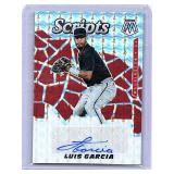 2021 Auto Panini Mosaic Luis Garcia Scripts Gold
