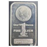 Mint Morgan Design Silver Bar 1 oz .999