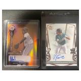 Lot, (2) Autographed Sport Collectible Cards