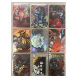 Lot, Sheet of DC Cards