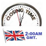 UK, LONDON - AUCTION CLOSING TIME - 2:00AM (12-14