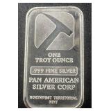 Pan American Silver Corp. 1 oz .999 Silver Bar