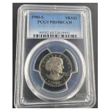 1980-S SUSAN B ANTHONY DOLLAR PCGS PR69 DECAM