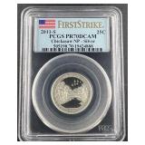 2011 S Silver Chickasaw NP Quarter Proof PR70 DCAM
