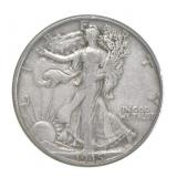 1945 XF Walking Liberty Half Dollar