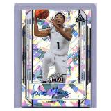 2021-22 Auto Jahmir Young Leaf Metal Silver