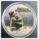 2001 ASE In Memory Sept 11th American Silver Eagle