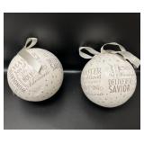 Set of 2 Religious Ornaments (1