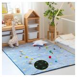 Kids Rugs for Bedroom Boys-Large Playr