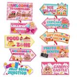 Candyland Party Decorations Signs 20PC