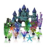 13 Pieces Aquarium Decorations Kit Fis