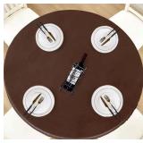 LUSHVIDA Vinyl Fitted Table Cover Elas