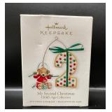 Hallmark Keepsake Ornament- My Second Christmas (4
