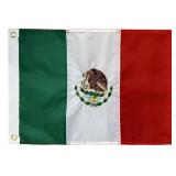 AMZFLAG Mexican Flag 12x18 inches Outd
