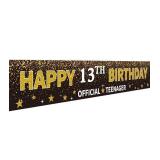 Happy 13th Birthday Banner Official Te