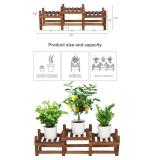 Tovacu Wood Flower Stand Small Plant S