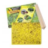 20-Pack Fruit Fly Trap Yellow Sticky G