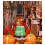 HZGDEJTG 5FT Thanksgiving Inflatable Obrow