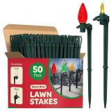 USA Made Christmas Yard Stakes [Set ofGree