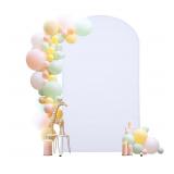 6FT White Arch Backdrop Cover - Spande