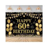 60th Birthday Decorations for Men Wome