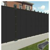 Patio 4 x 25 Fence Privacy Screen Blac