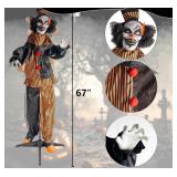 Hourleey Halloween Outdoor Standing ClClow