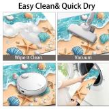 LUMI Bath Mat Rug Non-Slip Rubber 24"x