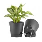 FaithLand 2-Pack 9 Inch Planter Pots f
