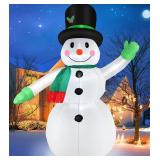 7 FT Christmas Inflatables Snowman OutWhit