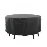 Round Patio Table Cover 600D Heavy Dut