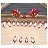 Halloween Monster Face Decorations Outwhit