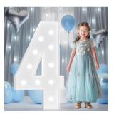 Bugame 4FT Marquee Numbers Light Up Nu