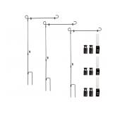 Garden Pole Stands (3 Pack) Durable Me