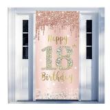 Happy 18th Birthday Banner Backdrop De