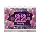 22nd Birthday Decorations for Girls IM