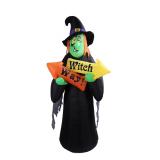 Real spring 4.4 FT Tall Halloween LawnBlack