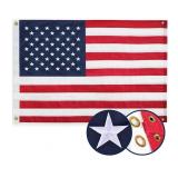 BGTXCZ American Flag 2x3 Ft Four Bras2