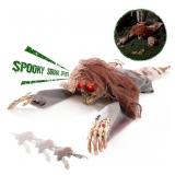 ELAMAS Halloween 45" Crawling Zombie -Scar