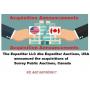 Acquisition Announcements - New Canada Location