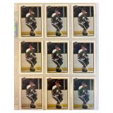 SHEET OF 9 1990 HOF ROOKIE MIKE MODA