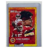 Patrick Mahomes 2017 Rookie Gems Gold