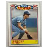 1986 TOPPS GLOSSY HOF GEORGE BRETT CA