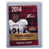 Saquon Barkley 2014 Rookie Phenoms Hig