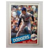 ROOKIE CARD 1985 TOPPS OREL HERSHISER
