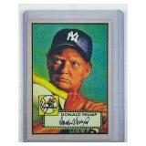 Donald Trump 1952 Topps style baseball