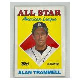 1988 TOPPS HOF ALAN TRAMMELL CARD