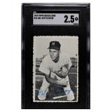 1969 Mel Stottlemyre Topps Deckle SGC Grade 2.5
