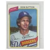 1980 TOPPS HOF DON SUTTON CARD